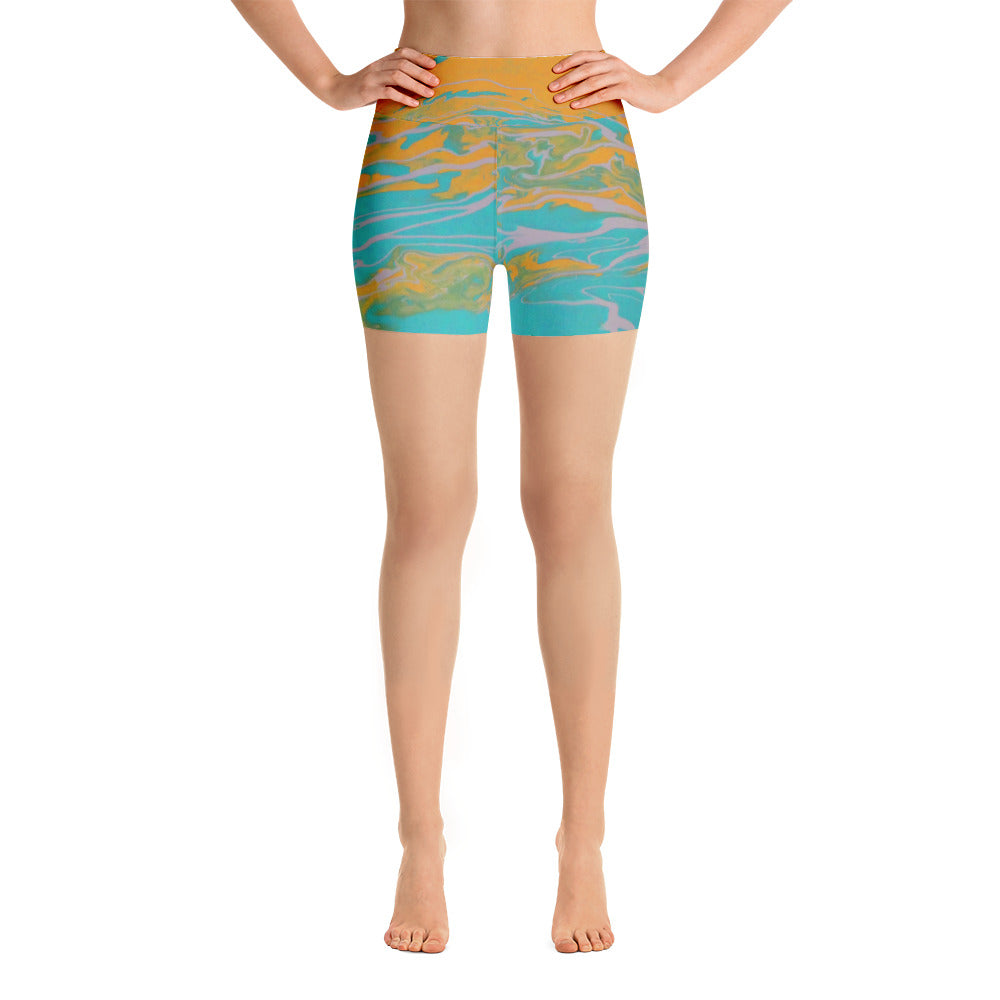 Neptune's Beach Yoga Shorts