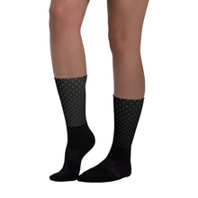 Las Tortugas Designer Black foot socks