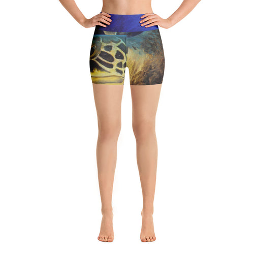 Las Tortugas Yoga Shorts