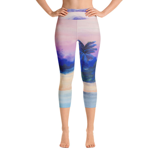 Starfish Point Yoga Capri Leggings