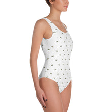 Las Tortugas Designer White One-Piece Swimsuit