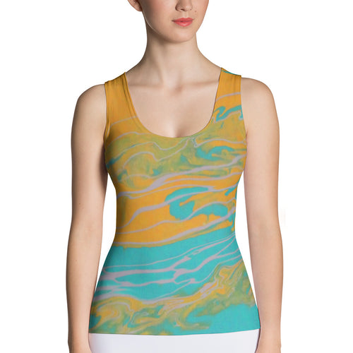 Neptune's Beach Sublimation Cut & Sew Tank Top