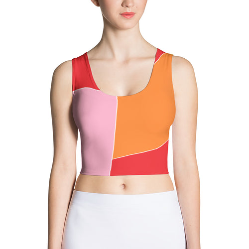 Madras Sublimation Cut & Sew Crop Top