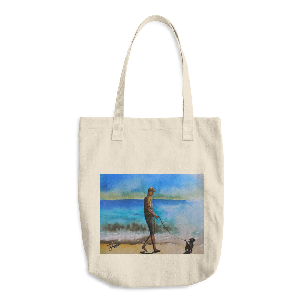 Midday Stroll Cotton Tote Bag
