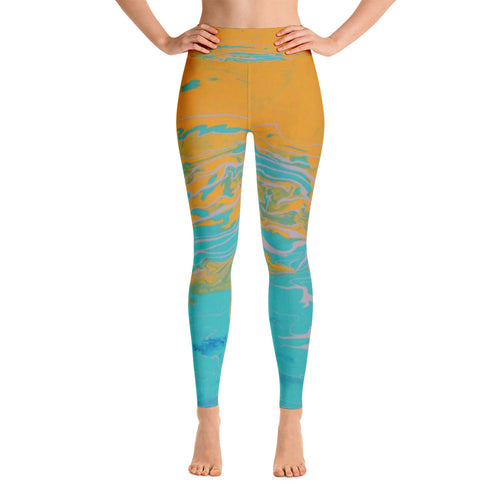 Neptune's Beach Yoga Leggings