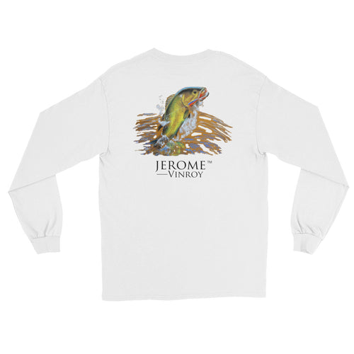 Fighting Bass Long Sleeve T-Shirt (Rear Print)