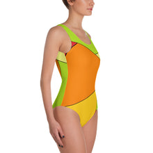 Tropical Channels One-Piece Swimsuit