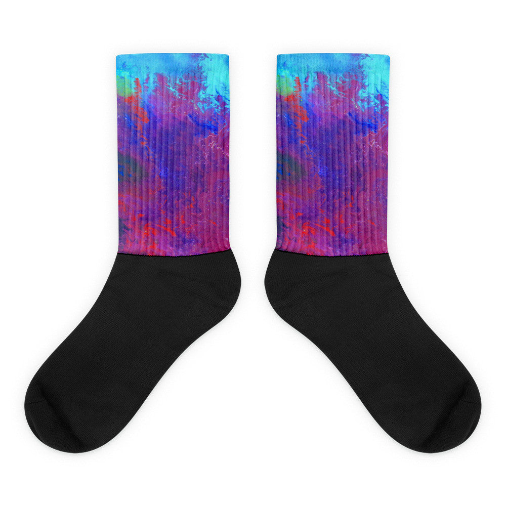 Coral Eruption foot socks