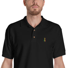 Rasta Pine Embroidered Polo Shirt