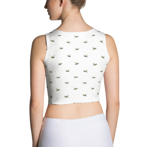 Las Tortugas Designer Sublimation Cut & Sew Crop Top