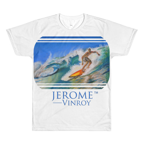 Surf's Up Sublimation men’s crewneck t-shirt