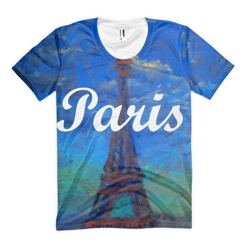 Paris women's sublimation t-shirt