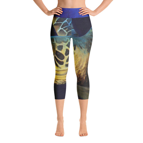 Las Tortugas Yoga Capri Leggings