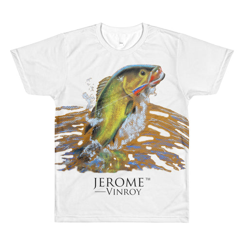 Fighting Bass Sublimation men’s crewneck t-shirt